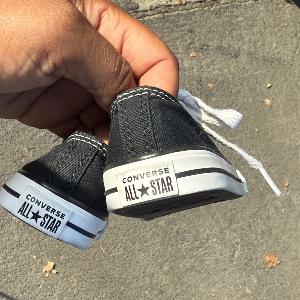 Converse Kids Black Sneakers